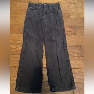 Grey kids corduroy pants